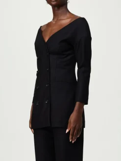 Blazer doppiopetto Alberta Ferretti in misto lana