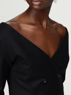 Blazer doppiopetto Alberta Ferretti in misto lana