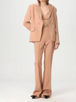 Blazer doppiopetto Elisabetta Franchi in crêpe
