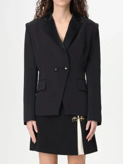 Blazer doppiopetto Elisabetta Franchi in crêpe