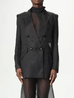 Blazer doppiopetto Elisabetta Franchi in organza
