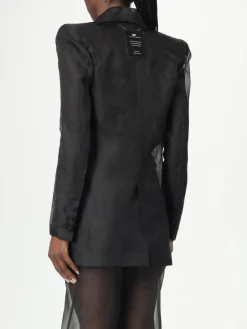 Blazer doppiopetto Elisabetta Franchi in organza