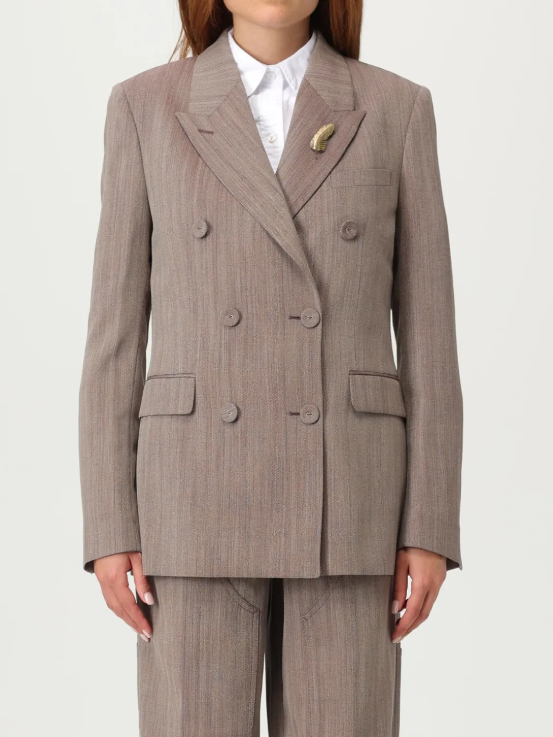 Blazer doppiopetto Golden Goose in misto lana vergine