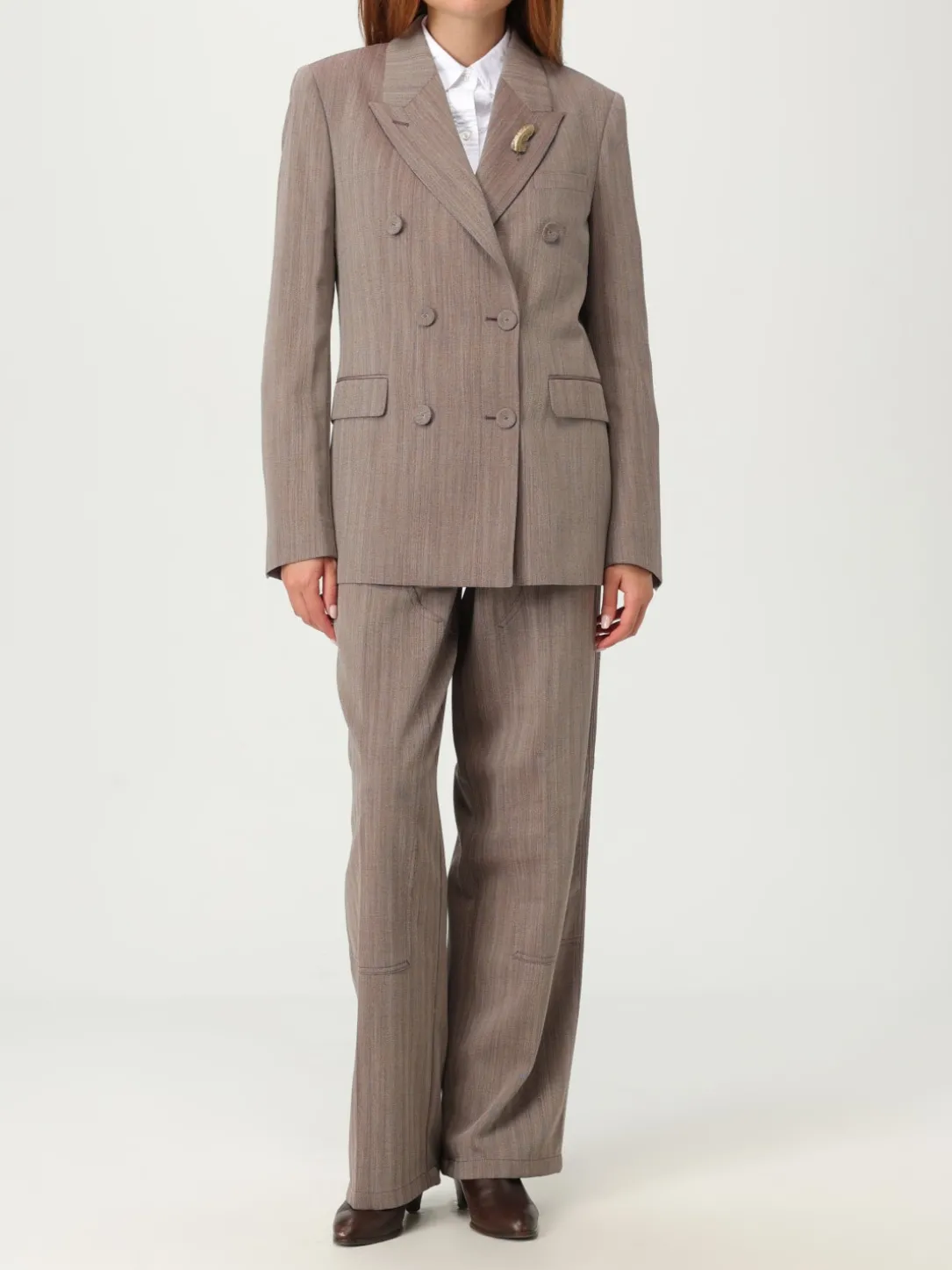 Blazer doppiopetto Golden Goose in misto lana vergine