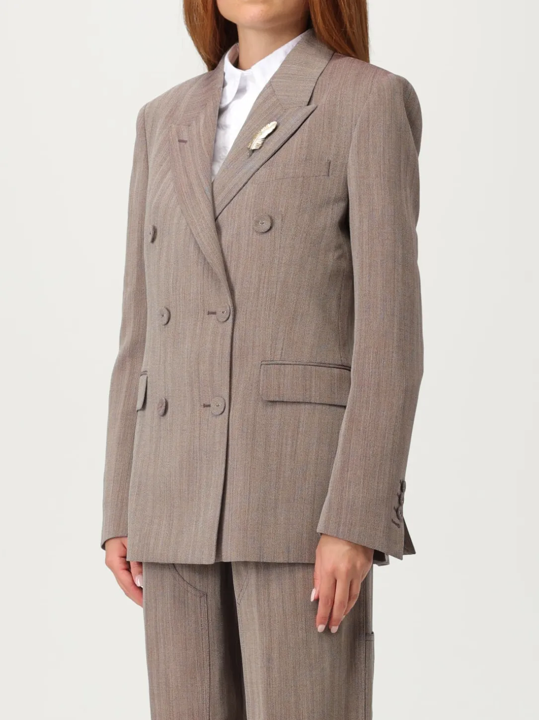 Blazer doppiopetto Golden Goose in misto lana vergine