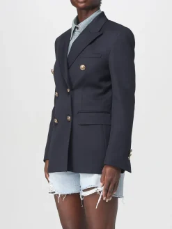 Blazer doppiopetto Golden Goose in misto crêpe