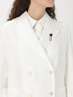 Blazer doppiopetto Lardini in lino