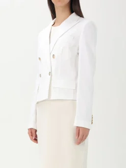 Blazer doppiopetto Lauren Ralph Lauren in cotone stretch