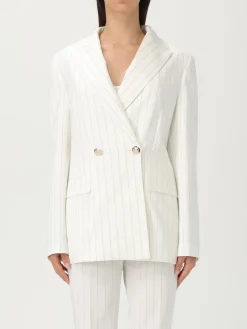 Blazer doppiopetto Liu Jo in misto viscosa check