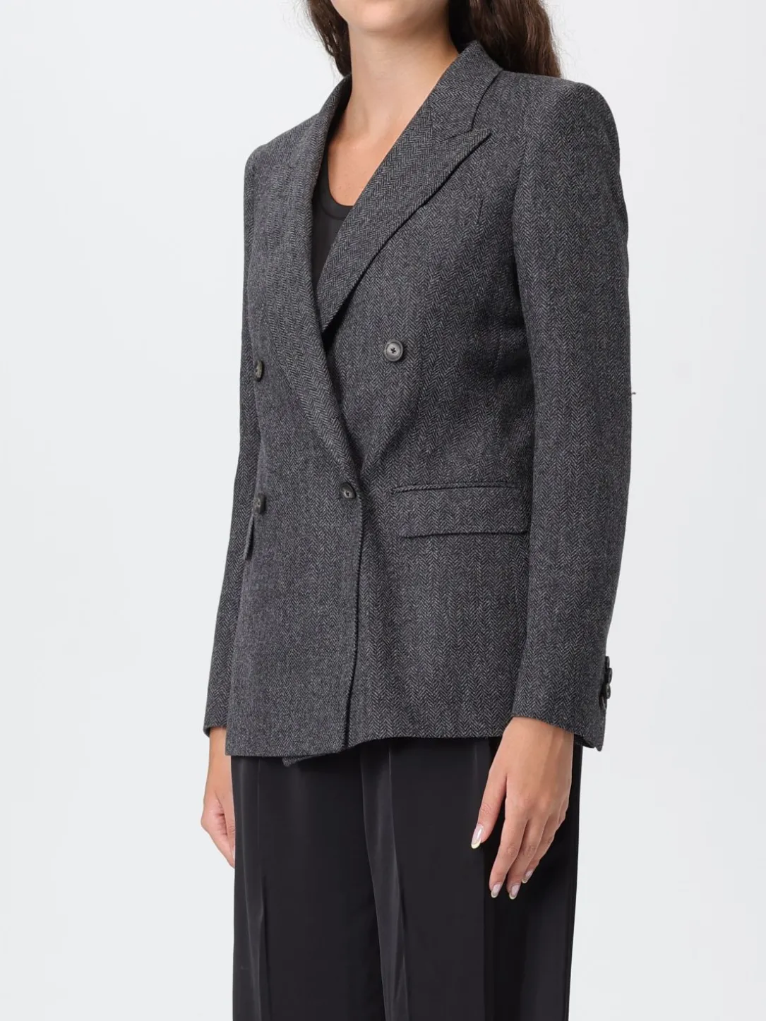 Blazer doppiopetto Tagliatore in lana e cashmere