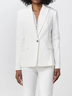 Blazer Equilibrato Pinko in misto lino