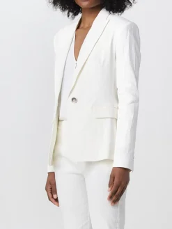 Blazer Equilibrato Pinko in misto lino