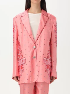 Blazer Etro in seta con stampa Paisley