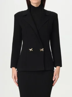 Blazer in maglia con fiocchi gioiello Elisabetta Franchi