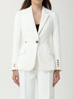 Blazer monopetto Elisabetta Franchi in crêpe