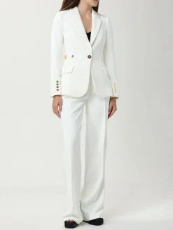 Blazer monopetto Elisabetta Franchi in crêpe