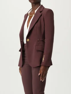 Blazer monopetto Elisabetta Franchi in crêpe
