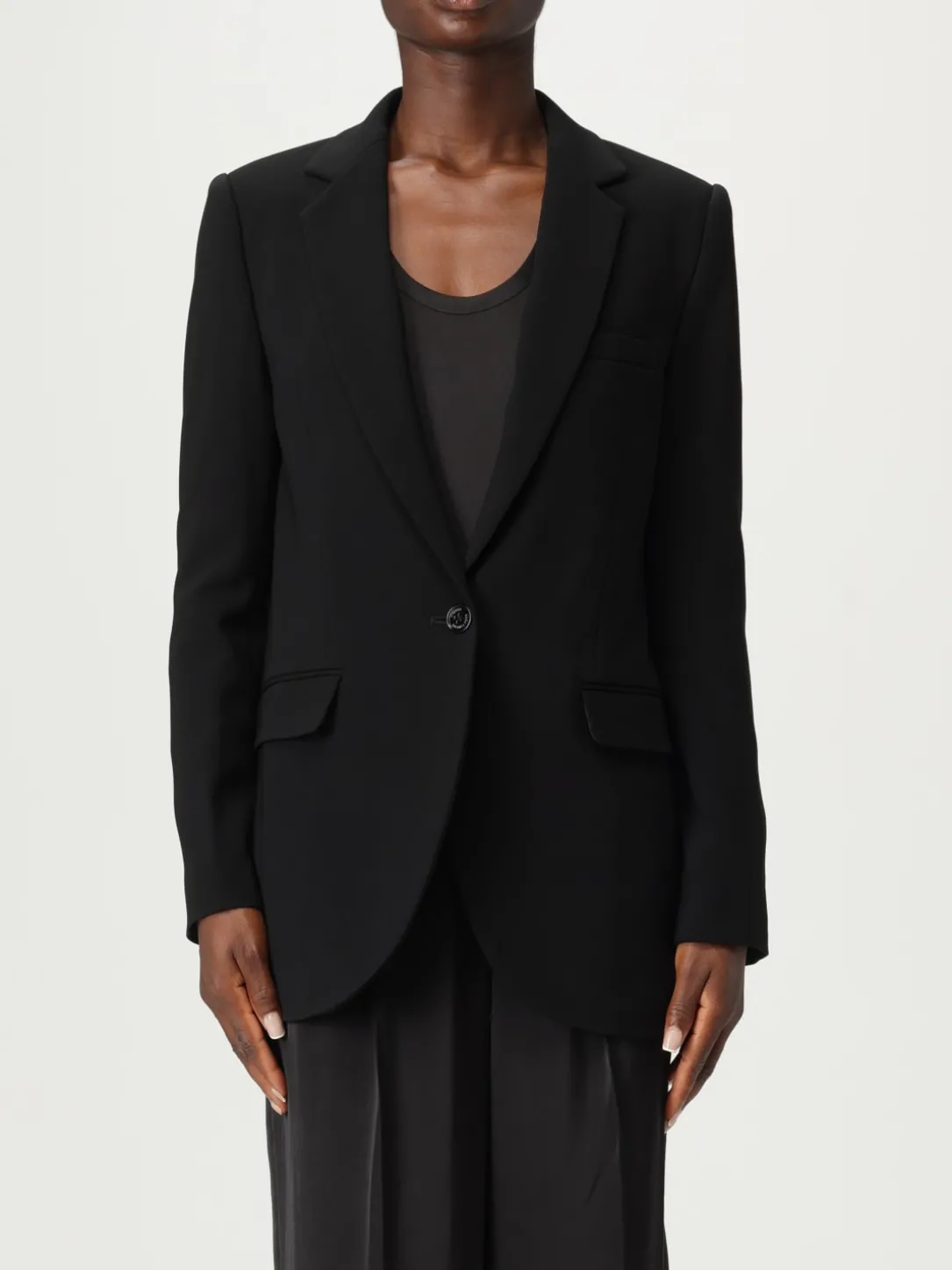 Blazer monopetto Michael Kors in crêpe