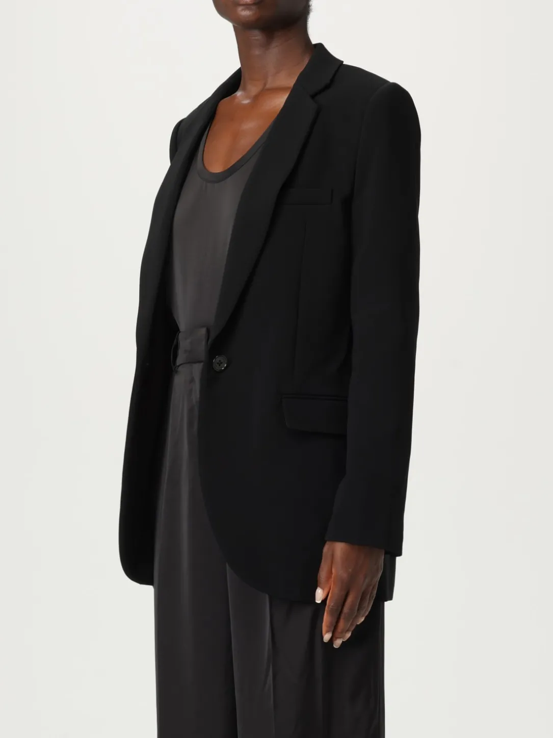 Blazer monopetto Michael Kors in crêpe