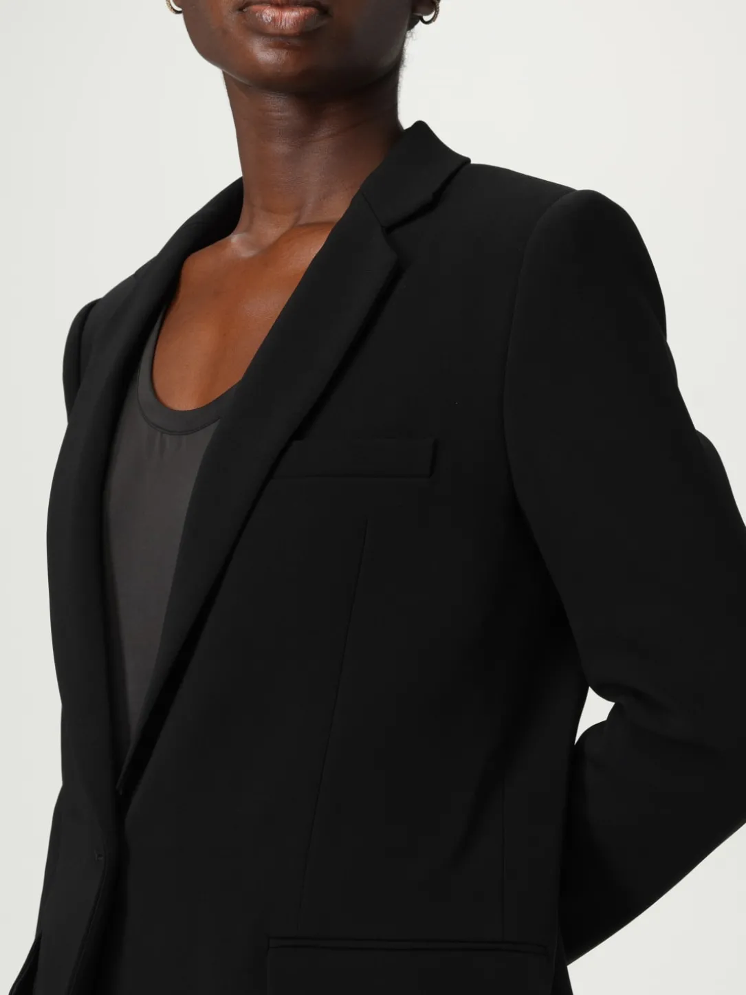 Blazer monopetto Michael Kors in crêpe