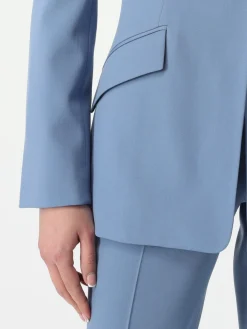 Blazer monopetto Versace in lana vergine