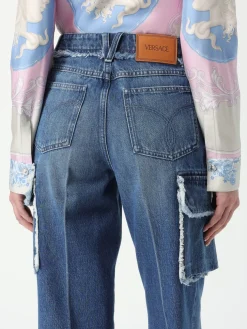 Blazer monopetto Versace in lana vergine