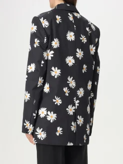 Blazer Moschino Couture in cotone con stampa floreale