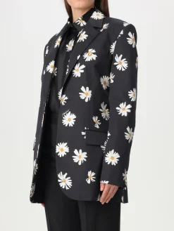 Blazer Moschino Couture in cotone con stampa floreale