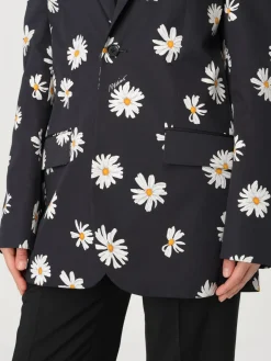 Blazer Moschino Couture in cotone con stampa floreale