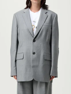 Blazer Moschino Couture in lana con nappe