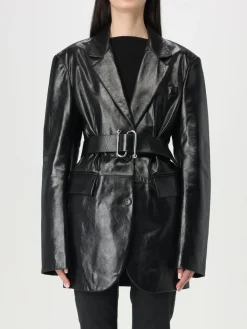 Blazer Sportmax in pelle con cinta