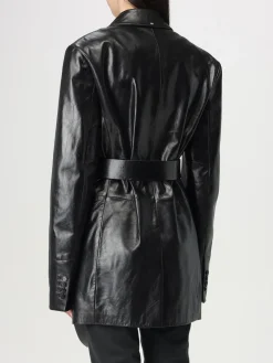 Blazer Sportmax in pelle con cinta