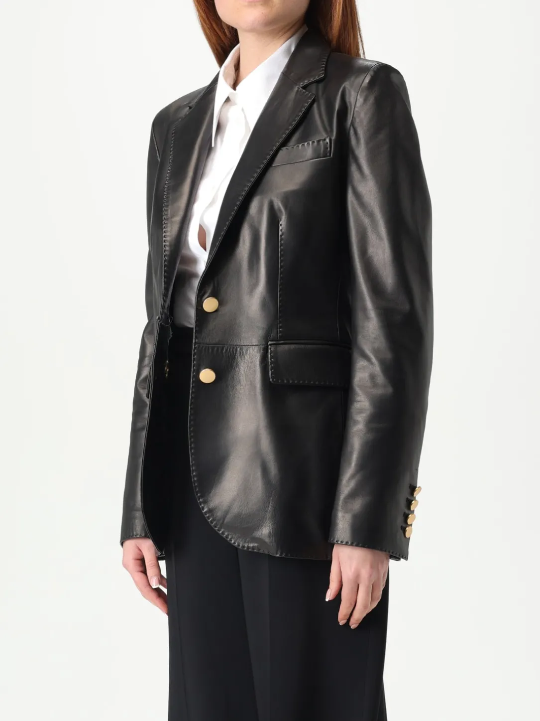 Blazer Tagliatore in pelle