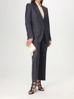 Blazer Tom Ford in lana gessata