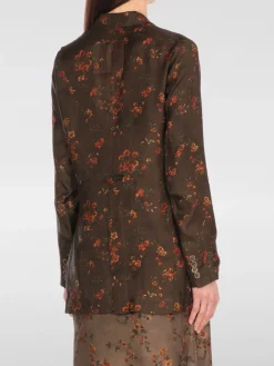 Blazer Uma Wang in misto viscosa con stampa floreale