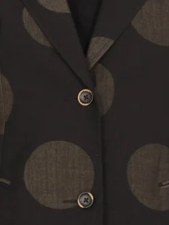 Blazer Uma Wang in misto lana a pois
