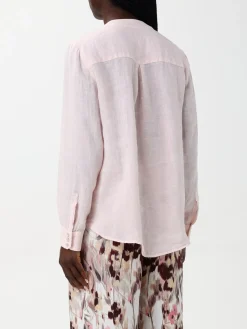 Blusa 120% Lino in lino con perline