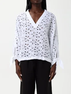 Blusa 120% Lino in Sangallo