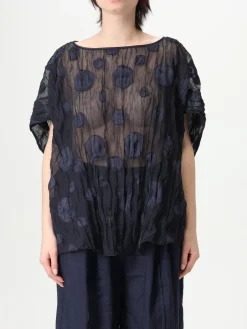 Blusa con effetto jacquard Emporio Armani