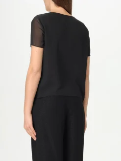 Blusa con pieghe Emporio Armani