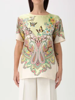 Blusa Etro in viscosa e seta stampata
