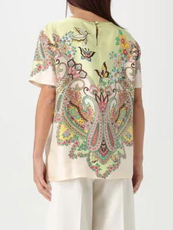 Blusa Etro in viscosa e seta stampata