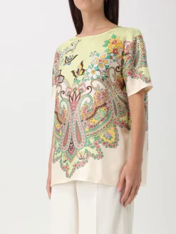 Blusa Etro in viscosa e seta stampata