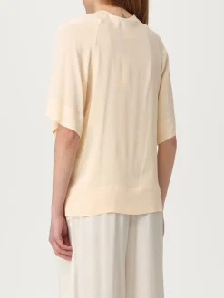 Blusa in misto seta Semicouture