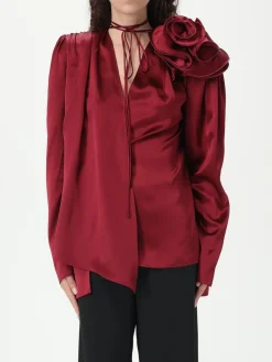 Blusa Magda Butrym in raso con fiore