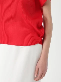 Blusa Meimeij in crêpe plissettato