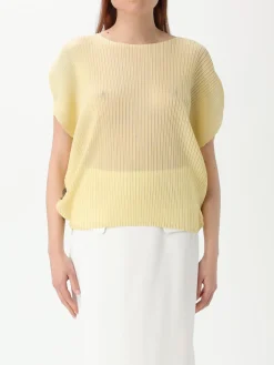 Blusa Meimeij in crêpe plissettato