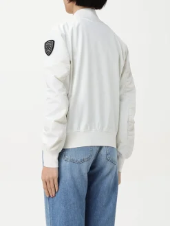 Bomber Blauer in nylon imbottito