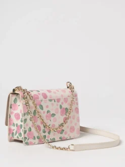 Borsa 1927 Furla in pelle a grana con stampa floreale e pois