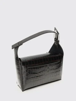 Borsa a mano 7/7 The Attico in pelle stampa cocco